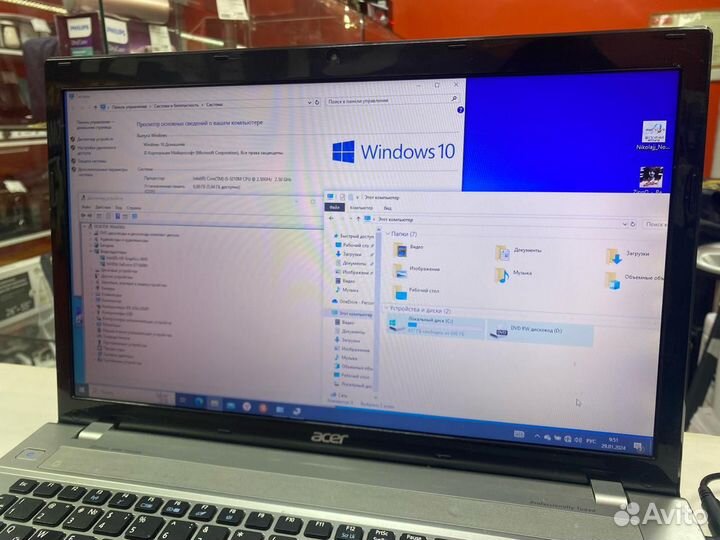 Ноутбук Acer V3-771G 17.3 full HD (001996)