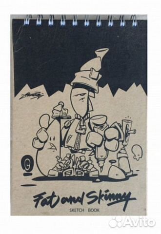 Скетчбук Fat&Skinny А6 60листов