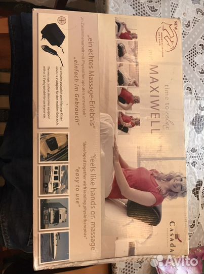 Новая массажная подушка Casada Maxiwell