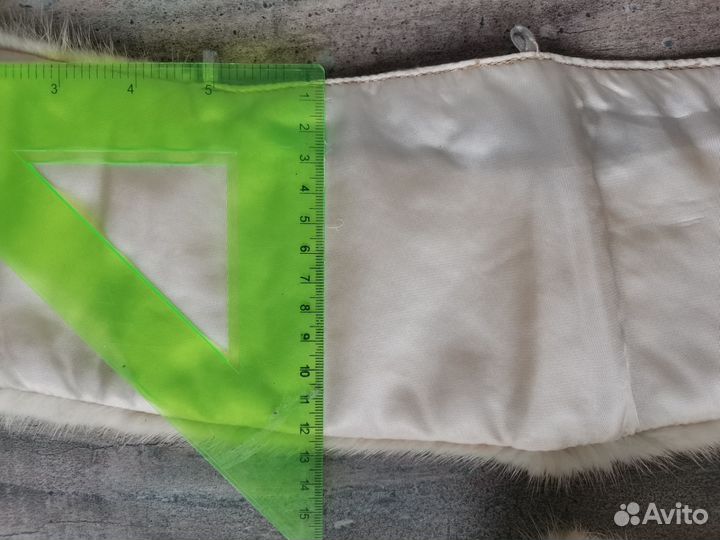 Воротник и манжеты мех норки