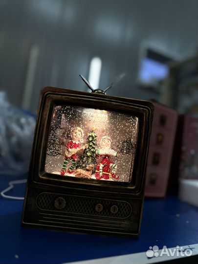 Фонарик настольный новогодний светильник