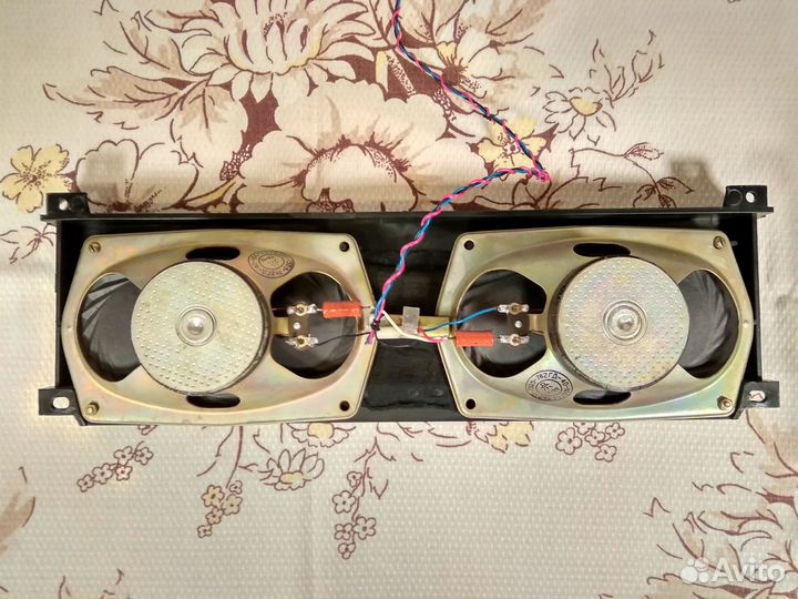 Два динамика 2гд-40-100 установленные на панель