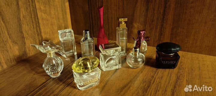 Пустые декоративные бутылки, флаконы