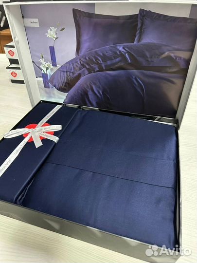 Гладко однотонное постельное белье Сатин Турция