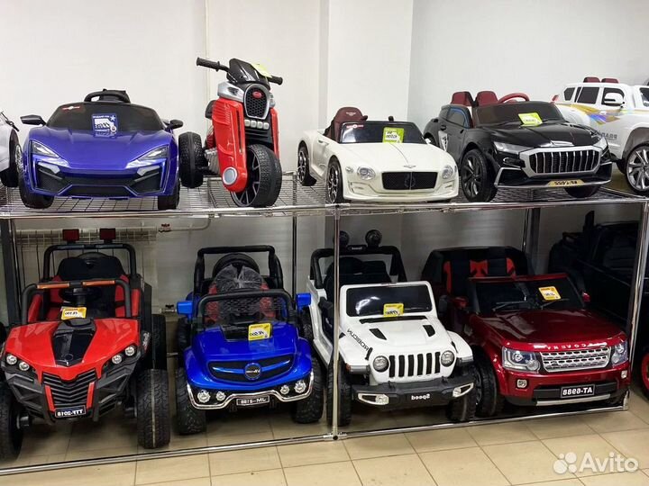 Детский электромобиль, новый с управлением