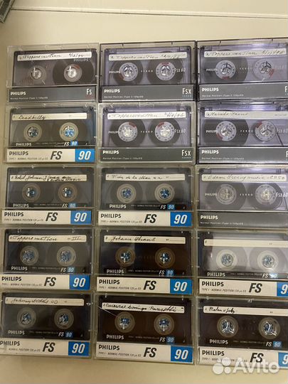 Аудиокассеты philips FS 15 штук