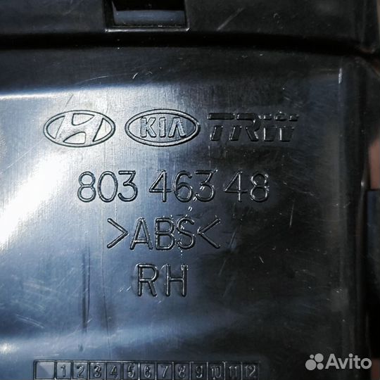 Воздуховод салона правый Кiа Sрortage 2 2004-2010