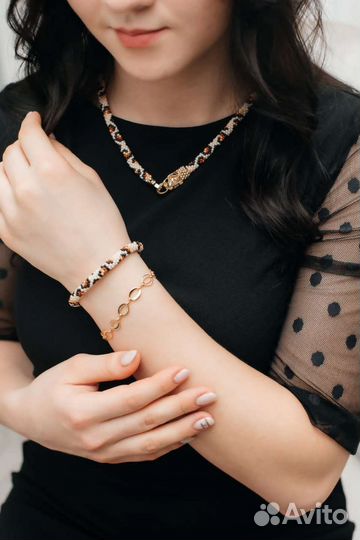 Колье с принтом 