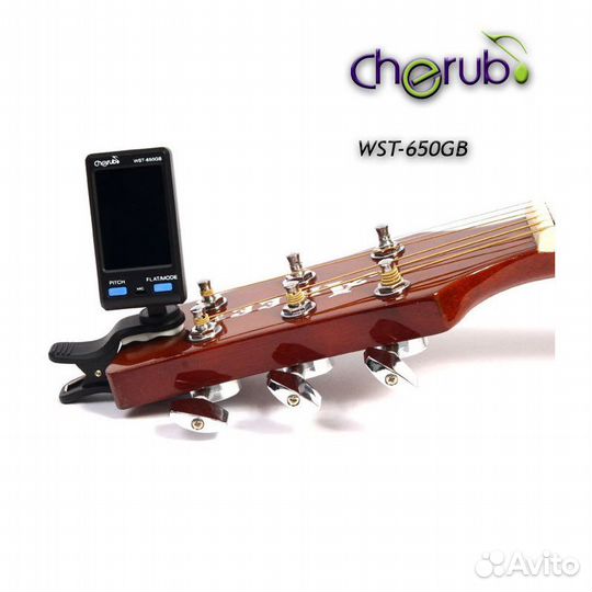 Новый тюнер “Cherub” модель WST-650 GB для гитары