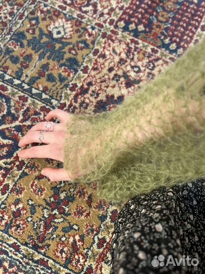 Свитер паутинка из мохера