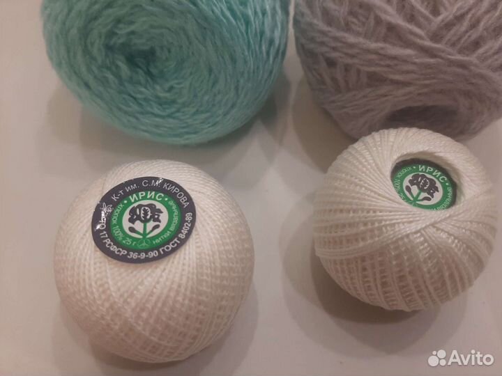 Пряжа нитки для вязания хлопок
