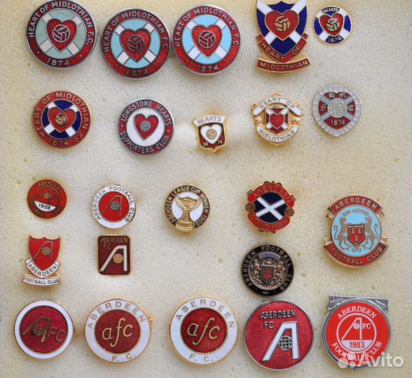 Значки футбол старая Шотландия