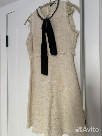 Твидовое платье zara