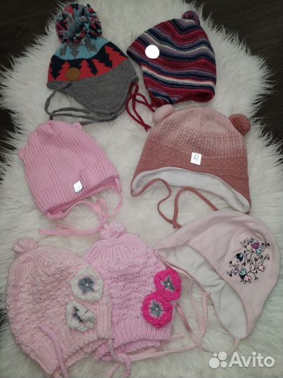 Шапочка для девочки р. 48-50