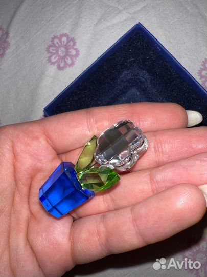 Фигурка Swarovski цветок в горшке