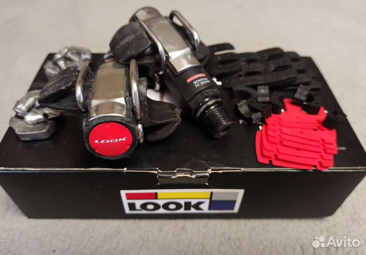 Контактные педали look s-track carbon titan