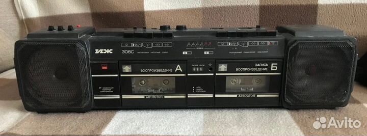 Кассетный магнитофон иж 306С стерео