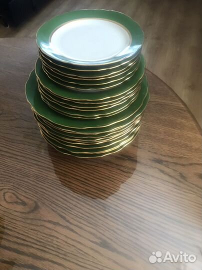Тарелки фарфор Дулево 23 штуки