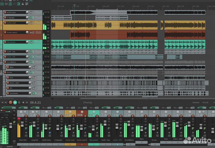 Звукозапись, сведение музыки