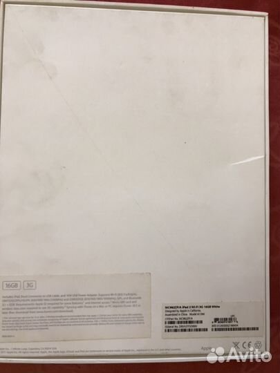 iPad 2 wi-fi 3g 16GB White