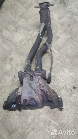 Приемная труба с лямбдой и коллектором ваз 2112