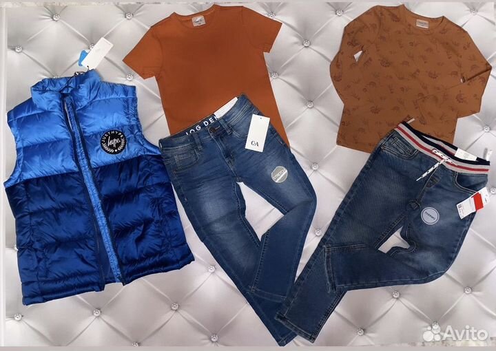 Фирменная одежда мальчику 110/116