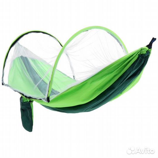 Гамак с москитной сеткой, 260 х 140 см, цвет зелён