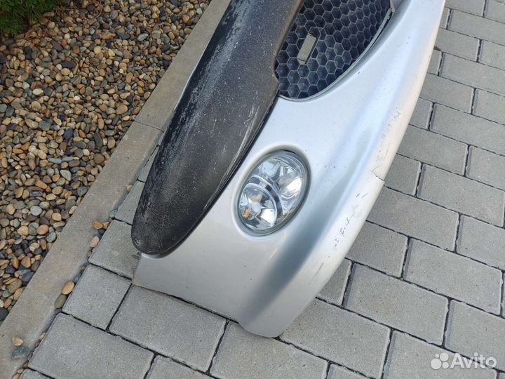 Бампер передний с птф Пежо 206