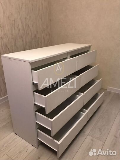 Комод белый в стиле икеа