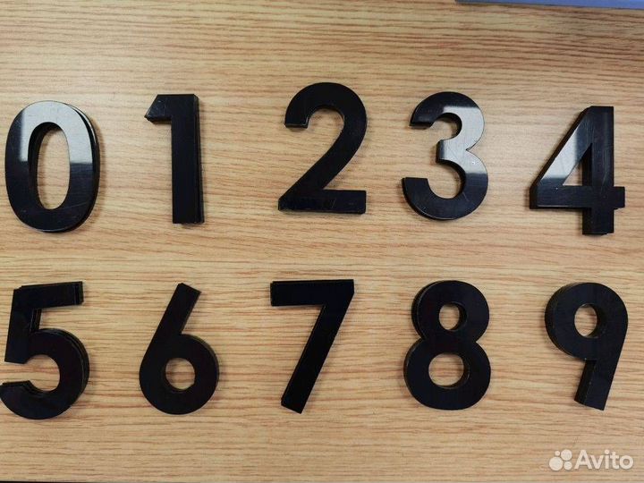 Буквы Цифры из Акрила Лазерная резка акрила Фрезер