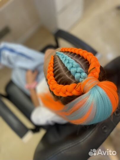 Боксерские косы/брейды/афрохвост/косы в школу