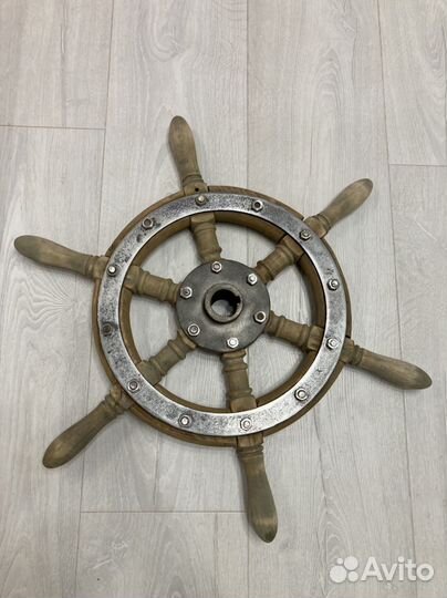 Штурвал судовой старинный
