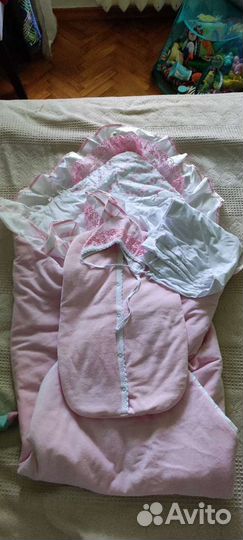 Конверт на выписку летний для девочки