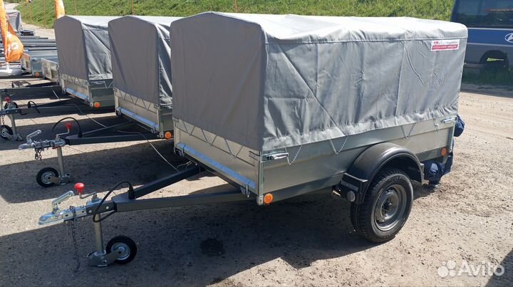 Прицеп легковой Уралец” с тентом 0,75 м