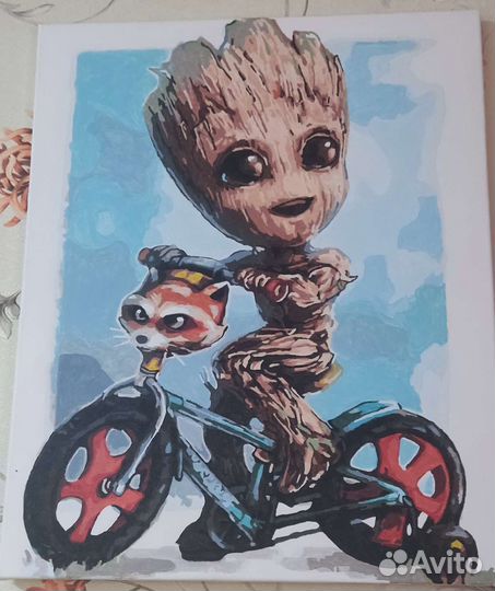 Картины по номерам раскрашенная