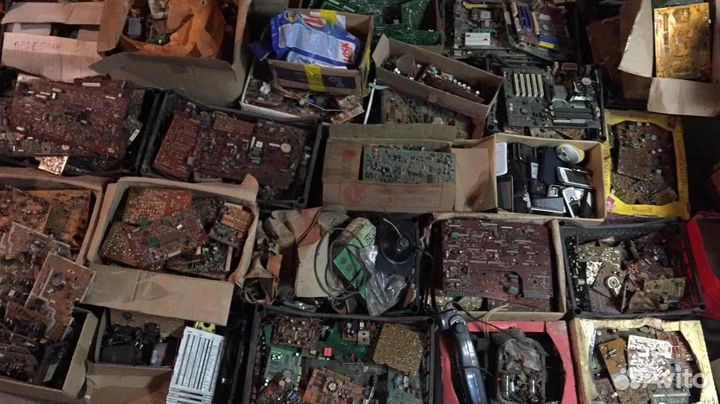 Радиоплаты от бу телевизоров, системных блоков и р