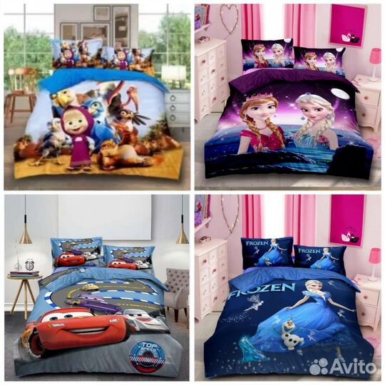 Постельное белье Детское 1.5 новое