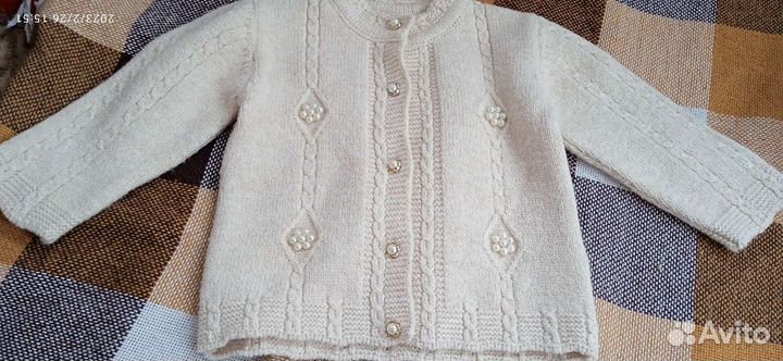 Посуда и одежда для девочек 74-80