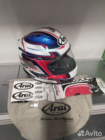 Мотошлем arai helmet RX-7 GP YF design размер XL