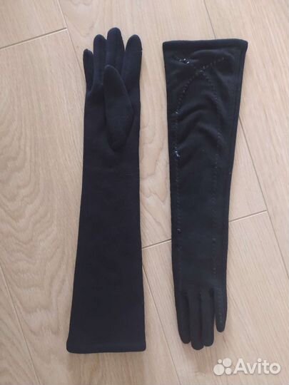 Перчатки женские длинные