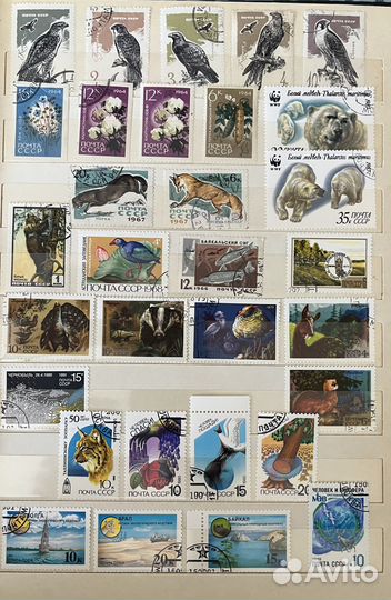 Марки Фауна, Флора, Природа, СССР