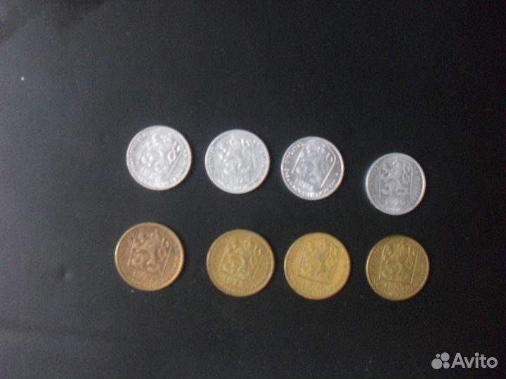 Монеты Чехословакии до 1986г