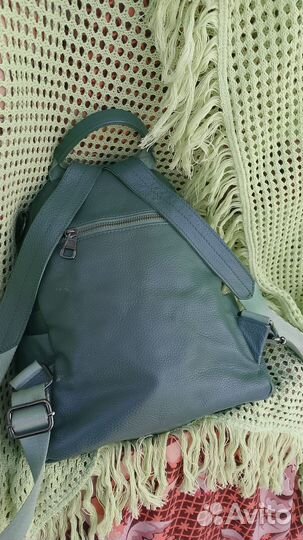 Рюкзак женский натуральная кожа бу