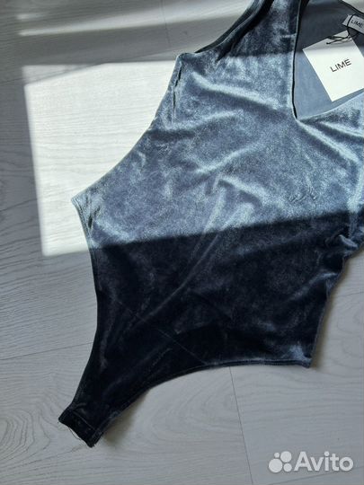 Бархатный боди Lime с биркой