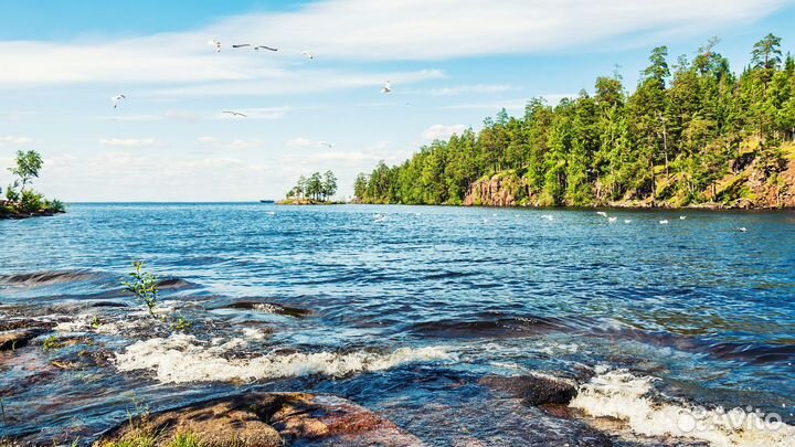 Поездка на катере на остров Валаам и обратно