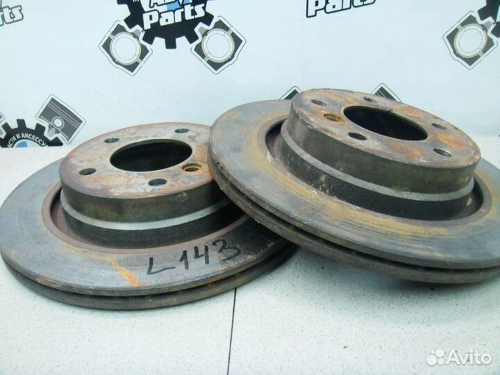 Диск тормозной задний Bmw 3 E46 M54 2003