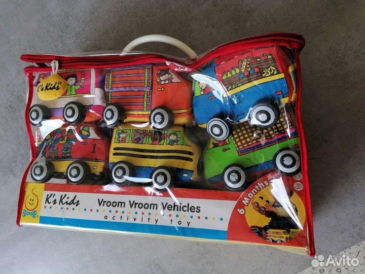 Машинки для самых маленьких - мягкие