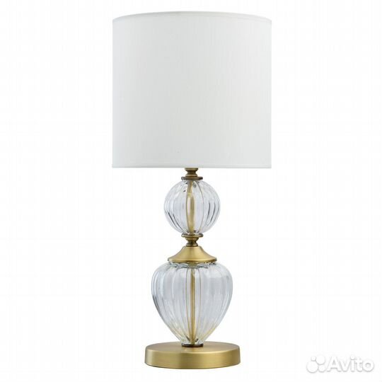 Светильник настольный металлический и текстильный