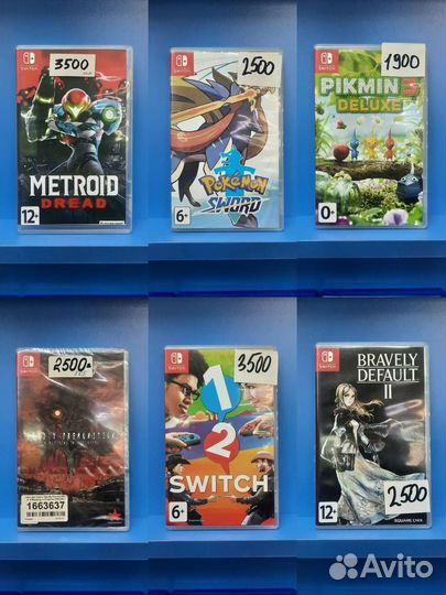 Игры для Nintendo Switch, Wii, 3DS