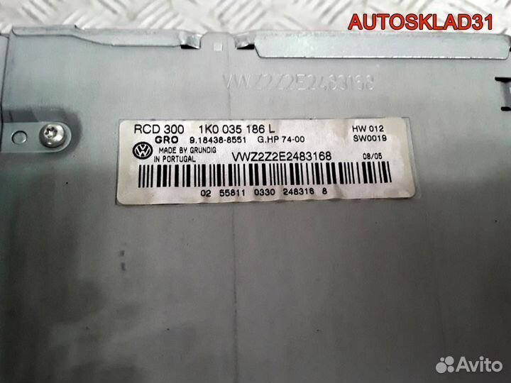 Магнитола Volkswagen Golf 5 1K0035186L